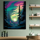 Painting by Numbers: Magical Northern Lights